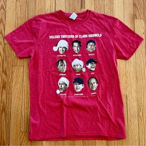 Holiday Christmas Vacation Graphic Red T-Shirt